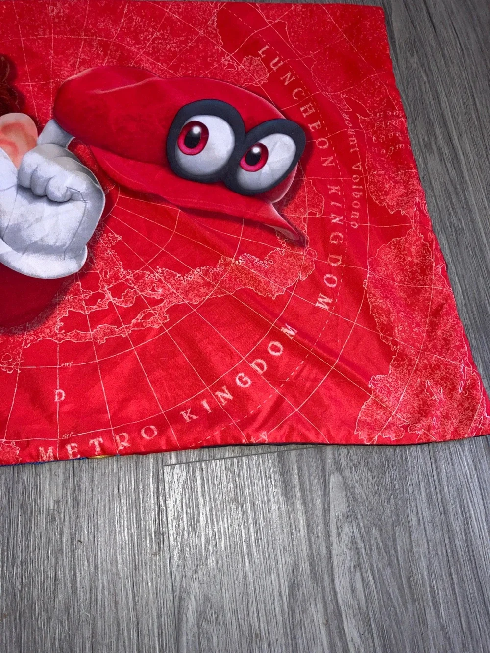 NINTENDO Super Mario Odyssey Red and Blue Character Pillowcase Standard